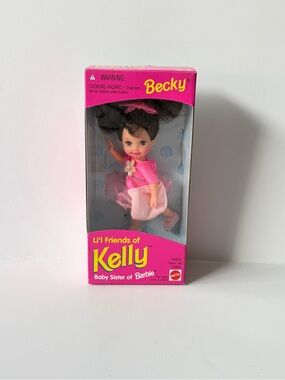 NIB Barbie Li'l Friends of Kelly Becky Doll